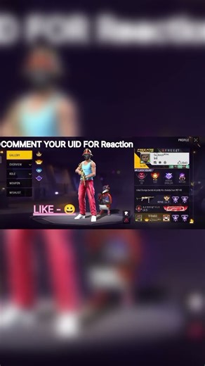 COMMENT YOUR UID