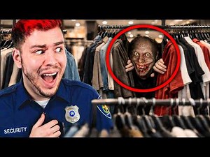 Nachtschicht in einer Einkaufsmall, aber jemand LEBT DORT