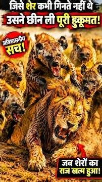 😱Lion Vs Hyenas😱#shorts #ytshorts #trending #viral #new #facts #animals #lion #wildlife #shortvideo