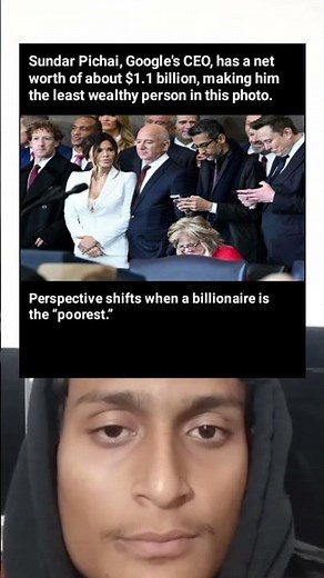Sundar Pichai Net Worth Shocker 💼 | Google CEO ‘Least Wealthy’ in Billionaire Photo