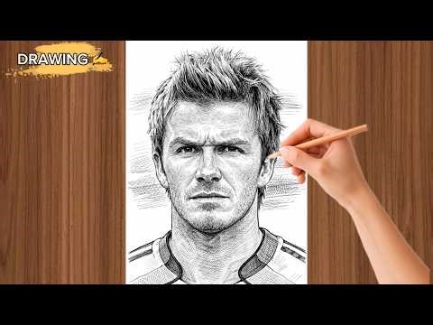 How to draw David Beckham 😱