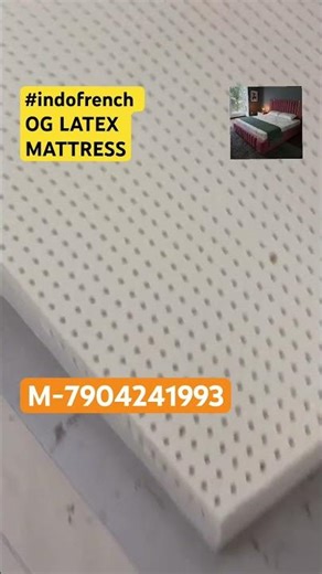 Natural latex foam Mattress |#indofrench ORGINAL DUNLOP PROCESS