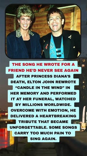 The Song Elton John Wrote for His Friend Princess Diana, Whom He’d Never See Again