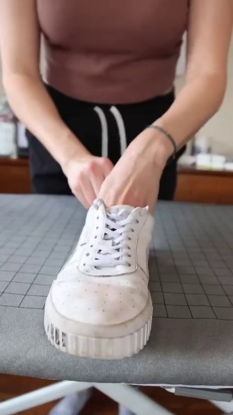 How to clean your dirty white sneakers #shorts