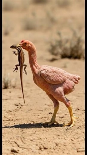 A weird Chicken vs Crow 🐦‍⬛ 🐓