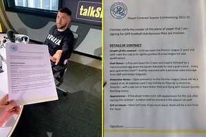 brilliant Charlie Austin handed ‘new QPR contract’ on Breakfast show as talkSPORT producer and Rangers fan tries to get him to sign for Championship side permanently