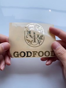 Custom Advanced Label UV Transfer Sticker Waterproof Packaging logo Sticker