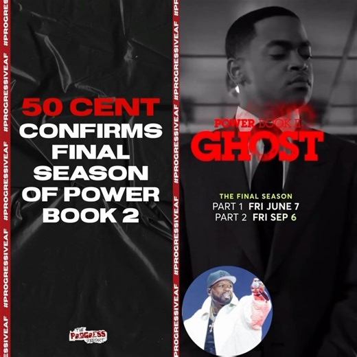 The end is near for #PowerBook2 as #50Cent announces the upcoming season will be its last. 📺💔 What are your predictions for the finale? Let’s talk about how we hope to see the story wrap up, classmates. 📸: @gettyimages #TPRMediaGroup #TheProgressReport | The Progress Report