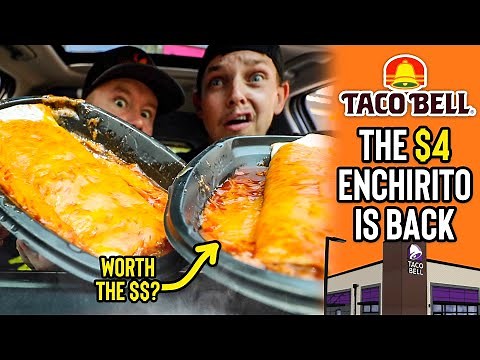 Eating Taco Bell's *RETURNING* Enchirito From The 90's 🌯🔔