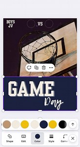 Editable Basketball Poster Template: Canva Sports Graphic - Etsy