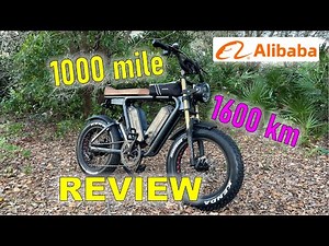 1000 miles on Alibaba eBike review of Yolin EP 19 Dual Battery eBike