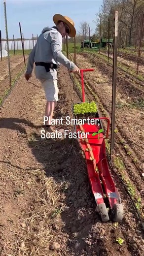 High-Yield Market Farming on Instagram: "The first time we used the Paperpot Transplanter, everything changed. Planting stopped being an all-day grind and became one of the quickest, most efficient parts of our week. Two people could plant full beds in minutes — not hours. That shift transformed our market farm. We increased production, boosted weekly sales, and consistently hit $5,000+ farmers market days. What started as a small operation became a streamlined, $100,000+ farm built on simple sy