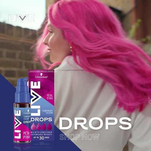 Bright or Pastel? You decide! New temporary Colour Drops by Schwarzkopf LIVE. | Schwarzkopf LIVE Colour