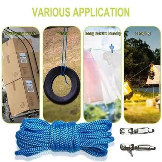 Tangle-free in a click! 🌀 This retractable rope roller stores neatly and extends smoothly. Perfect for camping, sports, and DIY projects. 🏕️ Shop the upgrade. | Laughterupon