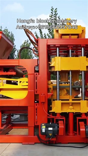 1 meter curb stone were producing by big hydraulic block making machine