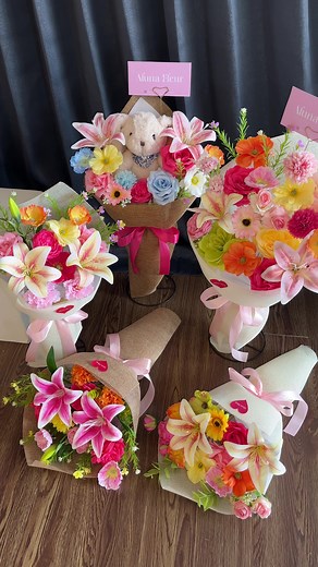 Ready Thumbelina Artificial Flower Bouquet for Graduation