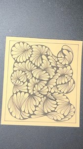 7.1K views · 100 reactions | Beautiful Stress Relief Zentangle Pattern | Drawing Tutorial For Beginners #zentangle #art #drawing #zendoodle #tangle #viral #easyart | Easy Art | Facebook