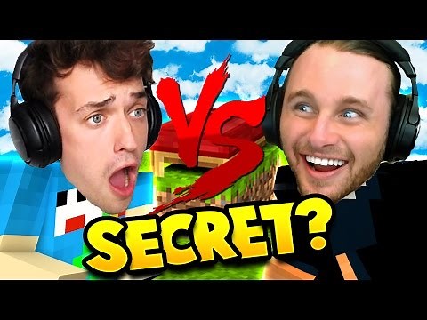 SHH! This SERVER Is A SECRET! 1v1 Bed Wars! in Minecraft!