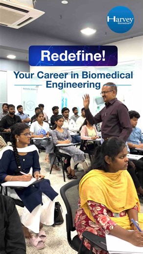 Redefine & Discover the Value of Biomedical Engineering Career. Join Harvey Biomedical & Redefine your Career ------------------------------------------ Redefine Educational Experience Redefine Knowledge & Skills Redefine your Scope Redefine Career Dreams Redefine Your Future in Biomedical Engg & Discover the value of your career #HarveyBiomedical India's Most Recognised Biomedical Training Academy #Biomedicalengineeing #medicaldevices #jobplacements #biomedicaltraining | Harvey Biomedical