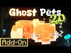 GHOST PETS 2.0 ADDON: 10 Amazing Companions in Minecraft Bedrock Edition
