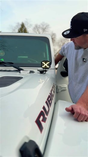 Pod Lights #wrangler #jeep #bubicon #novsight #podlights #diy #shorts