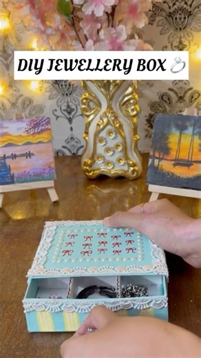 From Waste to Wow! DIY Jewellery Box 💍✨
