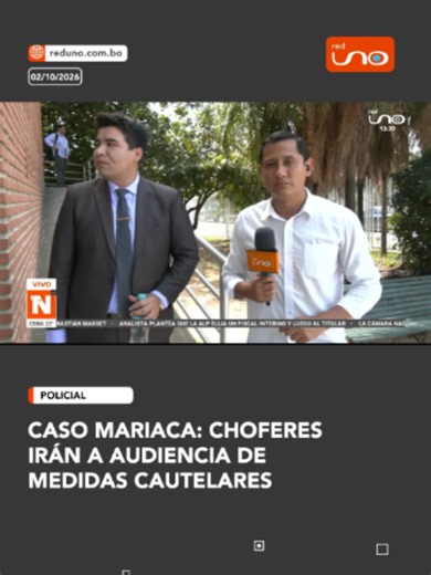 Los choferes del exfiscal general Roger Mariaca enfrentarán una audiencia de medidas cautelares en el marco de las investigaciones por el caso Mariaca. ▶️ Más información en www.reduno.com.bo #RedUno #Notivisión #RedUnoDigital