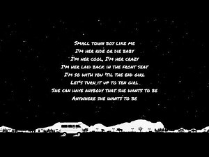 Small Town Boy - Dustin Lynch | Lyrics Video