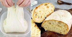 Pane ciabatta: la ricetta per farlo in casa croccante e fragrante