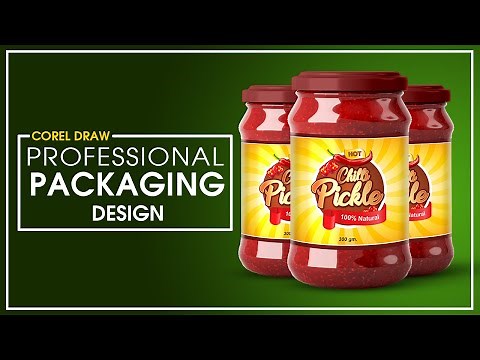 Coreldraw Package Design | Food Product Packaging Design Ideas | Product label design ideas |Pickle
