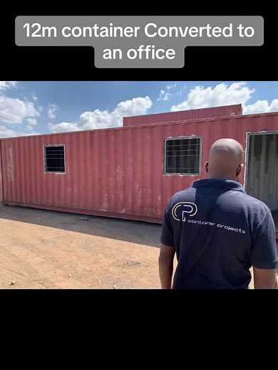 12m Container Office Transformation in Free State