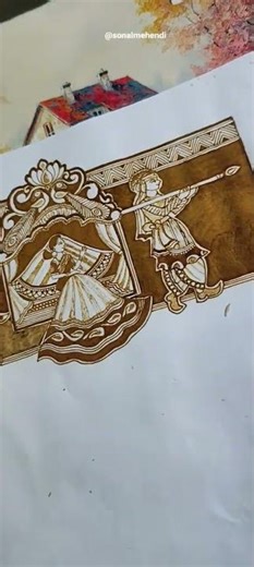 | How To Drow Bride ? दुल्हन मेहंदी कैसे बनाये?#bridalmehndi