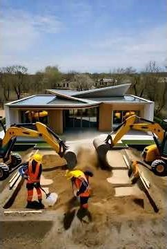 From Swamp to Luxury Villa: Epic Timelapse Transformation! #pool #cinematicvideo #poolhouse