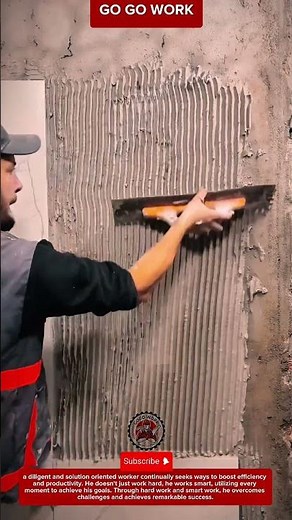 Manual Wall Tile Installation Technique for Clean and Precise Alignment