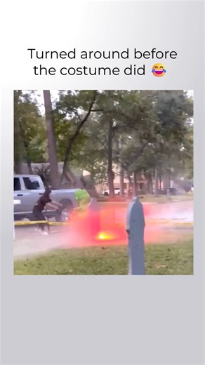 Fails & Crashes on Instagram: "Bro turned around before the costume did 😂 #funnyfails #halloween #epicfails #fun . Disclaimer: All content shared on this page is for entertainment and educational purposes only. We do not promote violence, risky behavior, or illegal acts. Videos are sourced with permission, submitted by users, or fall under fair use. No serious injuries occurred in the making of these clips (to our knowledge). If you own a clip and want it removed, kindly DM us."