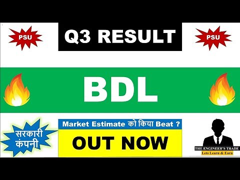 Bharat Dynamics Q3 Results 2026 | BDL Results Today | BDL Latest news | Bharat Dynamics Limited