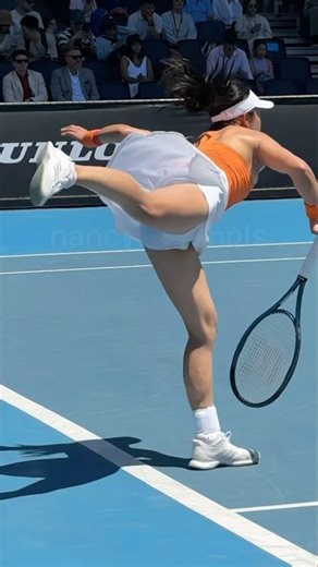 Serve Slow Motion - Miyu Kato (加藤 未唯) #tennis #serve #slowmotion #tennistechnique #wta #sports