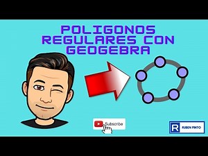 😀😃POLIGONOS REGULARES CON GEOGEBRA. SUPER FACIL.😀😃