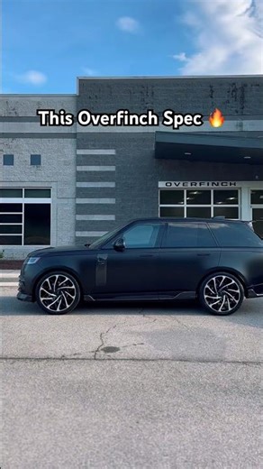 Satin Black Overfinch Spec #overfinch