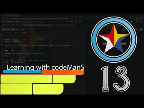 Learn localStorage by Building a Todo App: Step 13 | freeCodeCamp | JavaScript | (Beta)
