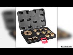 Allsome 11pcs Woodworking Router Bushing Guide 1030mm Copper Premium Router Guide Bush Premium Qual