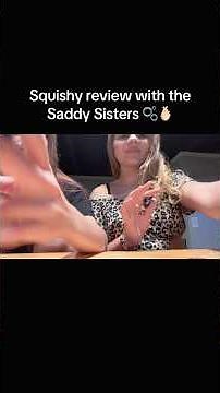 Squishy Review with the Saddy Sisters! 🫧 Rating Viral Squishies ⭐