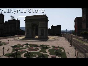 LEGION SQUARE , Paris Triumphal Arch , Versailles place Gardens , fivem map