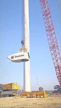 Nacelle Lifting Time ⏱️ | WTG Installation | Wind Turbine Erection