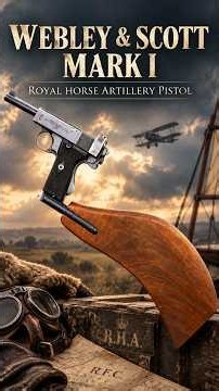 The WWI Pistol Built for Aerial Combat | Webley & Scott Mark I
