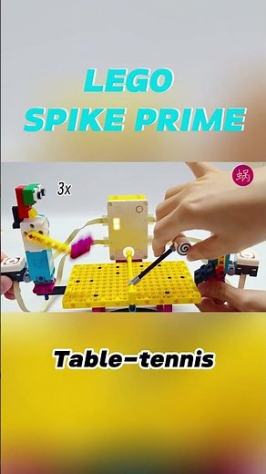 LEGO SPIKE PRIME_Ball_Games 6_6_Table-tennis #lego #buildingconstruction #legotechnic #robotics