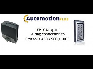 APC KP1C Keypad Wiring to Proteous 450 Sprint | 500 | 1000