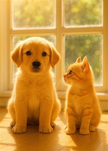 Cat Hugs Dog… OMG So Cute!