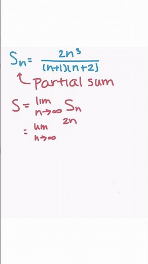 How to Solve Partial sums & series #maths #apcalc