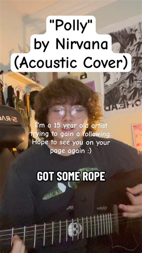 "Polly" (Acoustic Cover) by Nirvana #nirvana #cover #guitar #guitarist